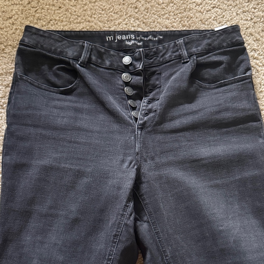 Maurices Women's Black High-Rise Jeans